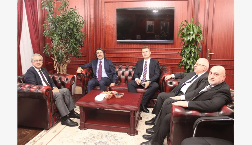 Taşkent Büyükelçisi Bekar, Yönetim Kurulu Başkanı Alpaslan Çakar'ı kabul etti